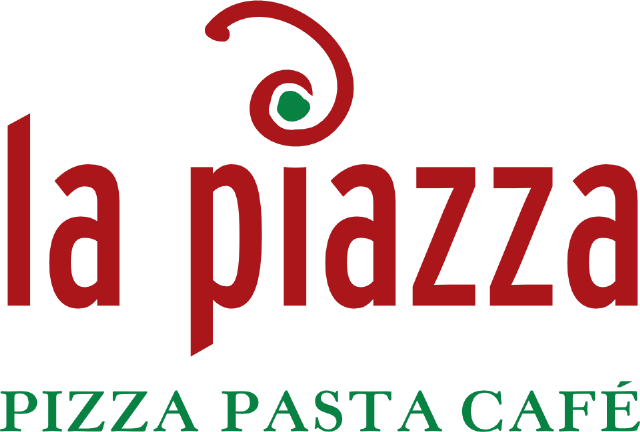 La Piazza - Pizza Pasta Café Logo - farbig